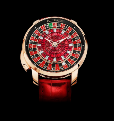 (image for) Jacob & Co casino tourbillon RUBIES Replica Watch CA100.40.AB.BB.A